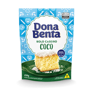 Mistura para Bolo Dona Benta<br>Linha Caseiros<br> Coco