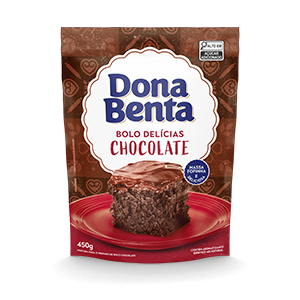 Mistura para Bolo Dona Benta<br>Linha Delícias<br> Chocolate