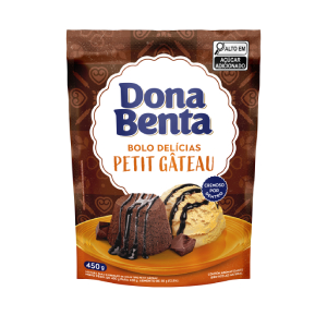 Mistura para Bolo Dona Benta<br>Linha Inspirações<br> Petit Gateau