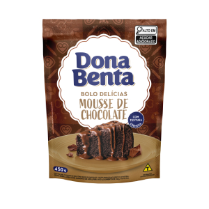 Mistura para Bolo Dona Benta <br> Linha Inspirações <br>Mousse de Chocolate