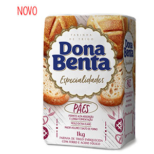 Farinha de Trigo Dona Benta</br>Linha Especialidades</br>Pães