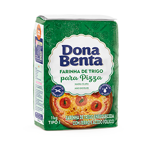 Farinha de Trigo Dona Benta</br>Linha Especialidades</br>Pizza