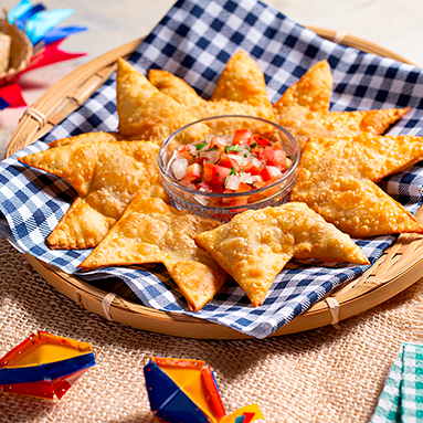 Pastel de carne seca com abóbora