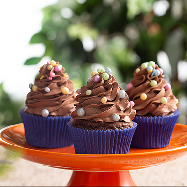 Cupcake de chocolate na Air Fryer